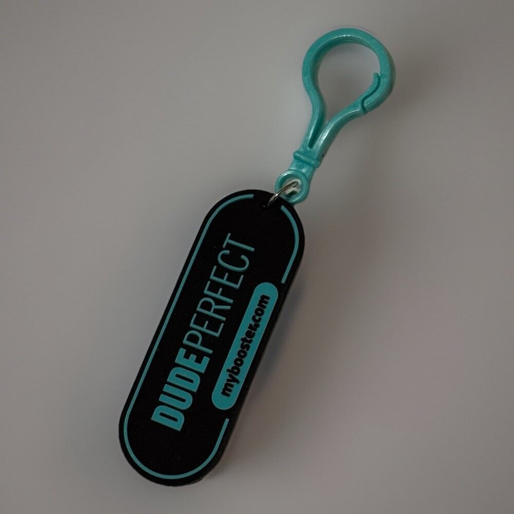 Dude Perfect Sports Challenge Stunts KeyChain‎ RARE Bag Backpack Keys Accessory - Picture 2 of 3